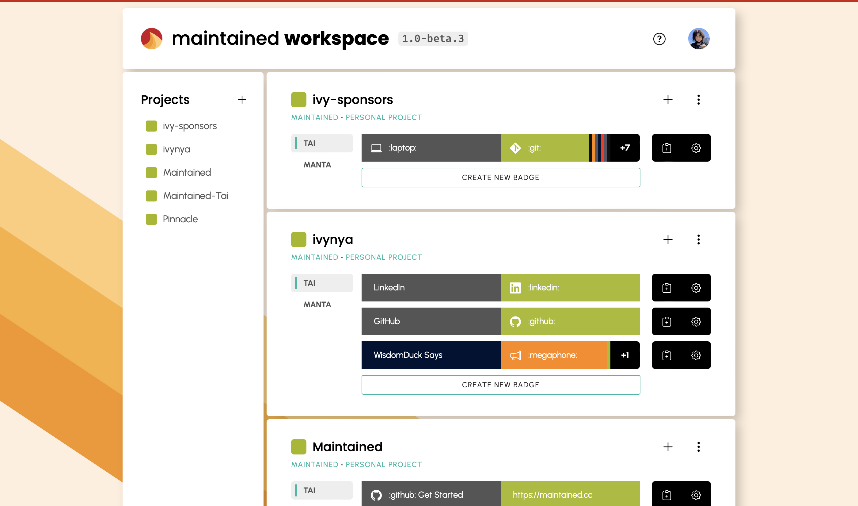 Maintained dashboard